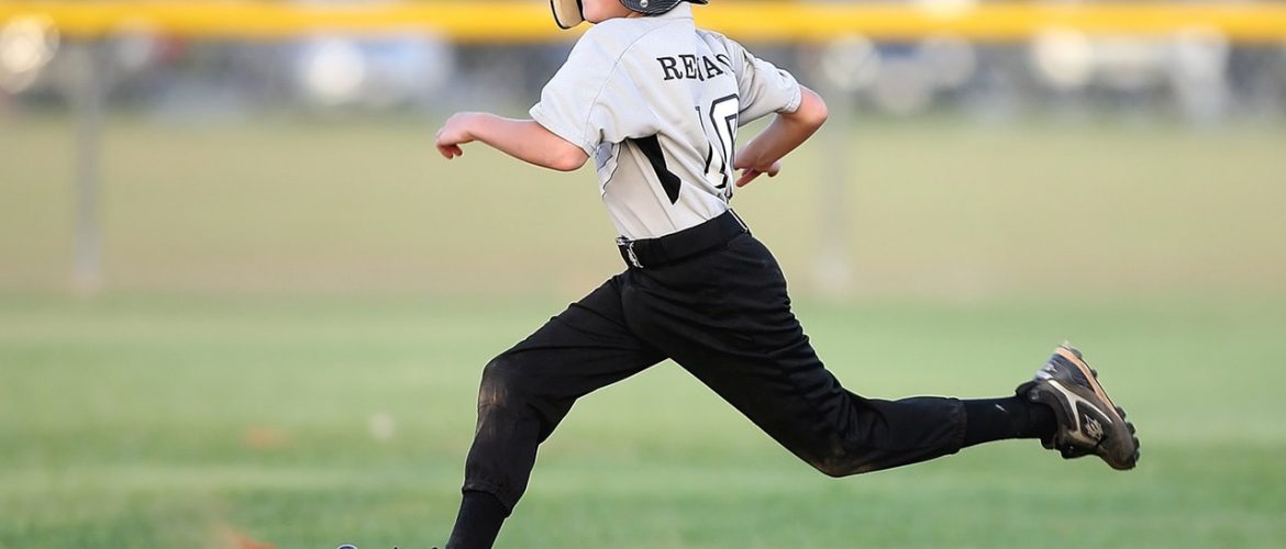 Little League baseball player